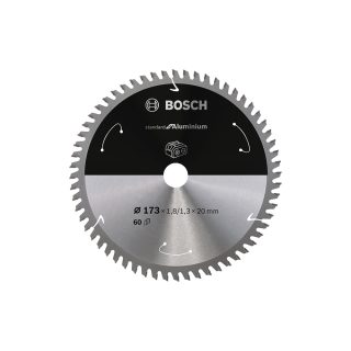 BOSCH list kružne pile 173x20x1,8 mm, 60Z, PRO Aluminium cordless