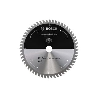 BOSCH list kružne pile 184x20x2,0 mm, 56Z, PRO Aluminium cordless