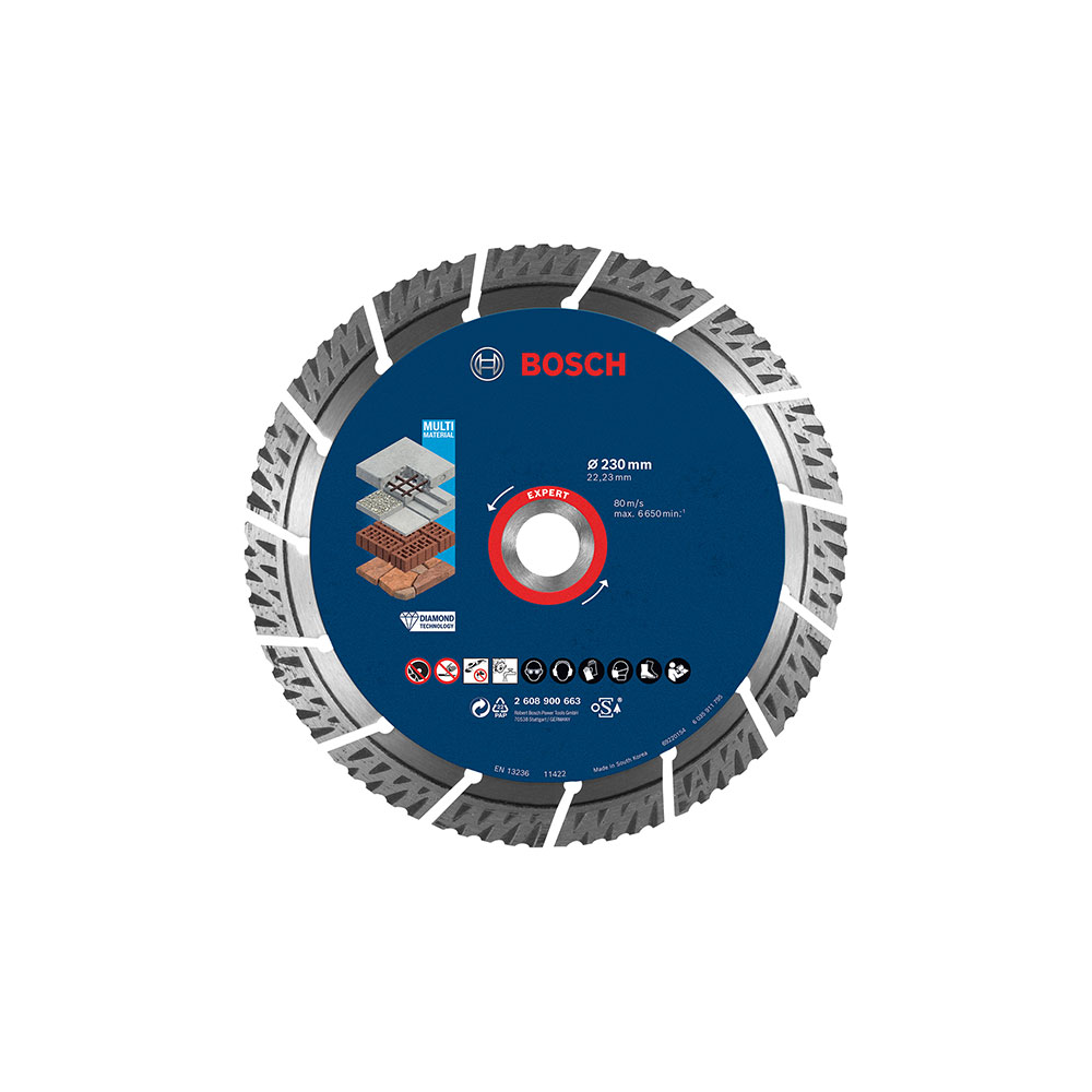 BOSCH dijamantna rezna ploča EXPERT Multi Material 230×22,23 mm