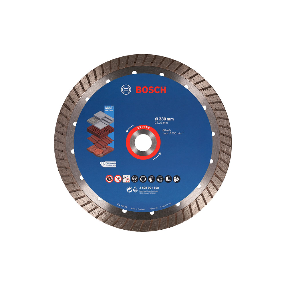 BOSCH dijamantna rezna ploča EXPERT MultiMaterial 230×22,23 mm