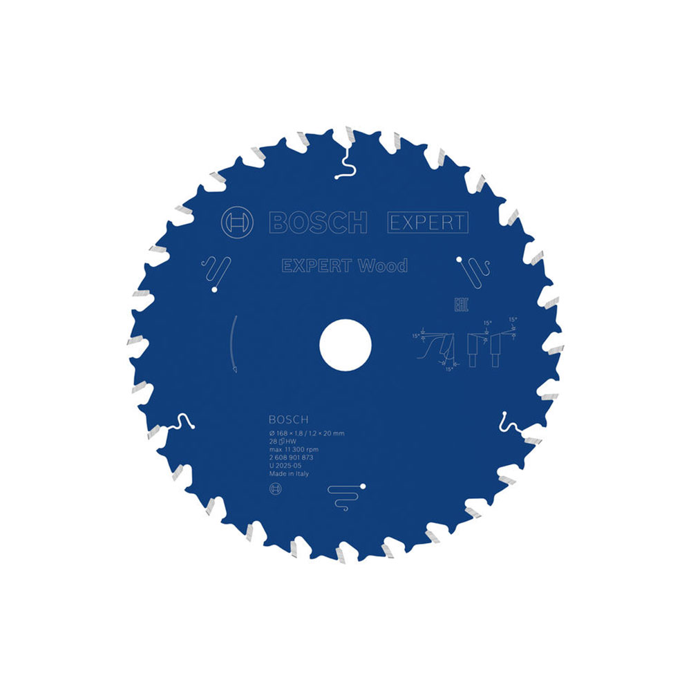 BOSCH list kružne pile za drvo 168x20x1,8 mm, 28Z, Expert Wood Circular