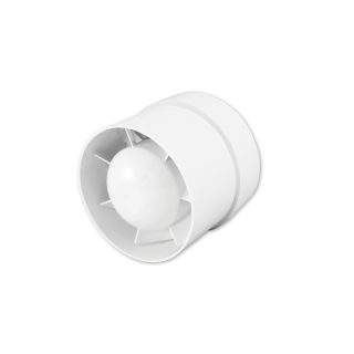 COMMEL ventilator 12W 100 mm s kugličnim ležajem cijevni bijeli 420-302