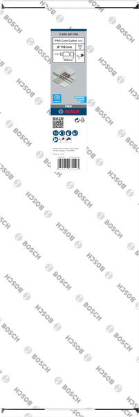 BOSCH dijamantno krunsko svrdlo za beton PRO Core Cutter wet UNC 1 1/4", 112x450 mm - Slika 2