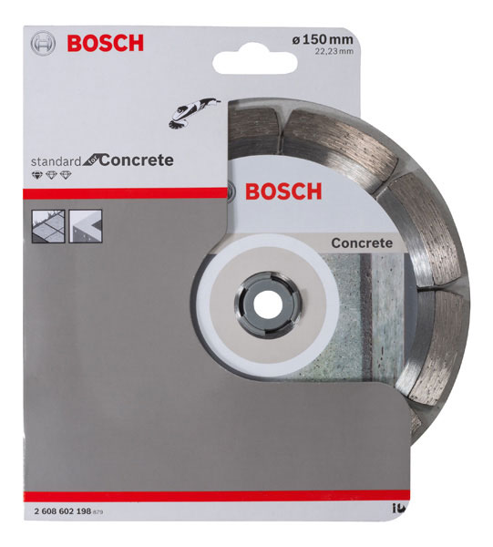 BOSCH dijamantna rezna ploča za beton Standard for Concrete 150×22,23 mm - Slika 2