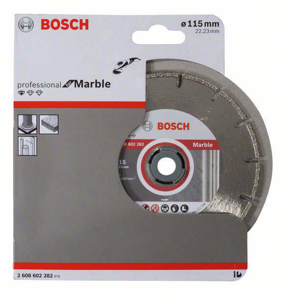 BOSCH dijamantna rezna ploča za mramor Standard for Marble 115×22,23 mm - Slika 2