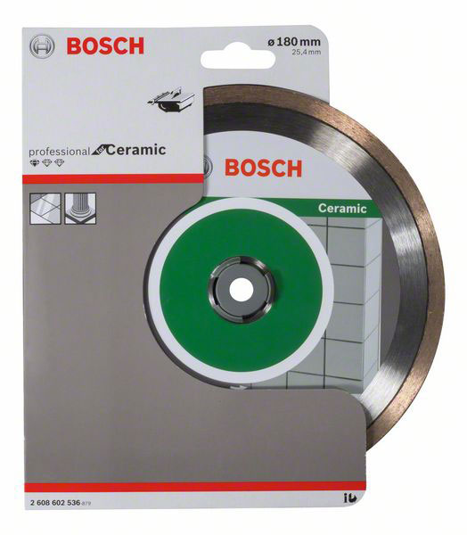 BOSCH dijamantna rezna ploča za keramiku Ceramic 180×25,40 mm - Slika 2