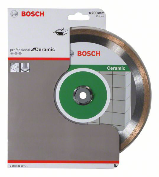 BOSCH dijamantna rezna ploča za keramiku Ceramic 200×25,40 mm - Slika 2
