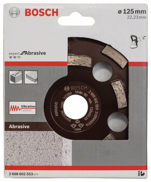 BOSCH dijamantna brusna ploča za ciglu/žbuku PRO Abrasive 125x22,23 mm - Slika 2