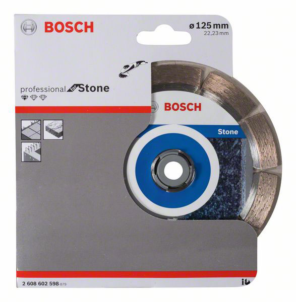 BOSCH dijamantna rezna ploča za kamen Standard for Stone 125×22,23 mm - Slika 2