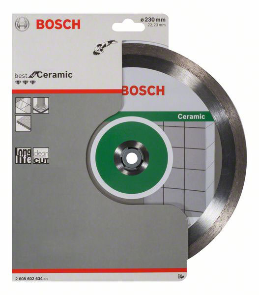 BOSCH dijamantna rezna ploča za keramiku PRO Ceramic 230×22,23 mm - Slika 2