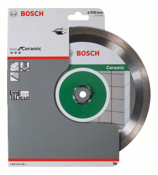 BOSCH dijamantna rezna ploča za keramiku PRO Ceramic 200×25,40 mm - Slika 2