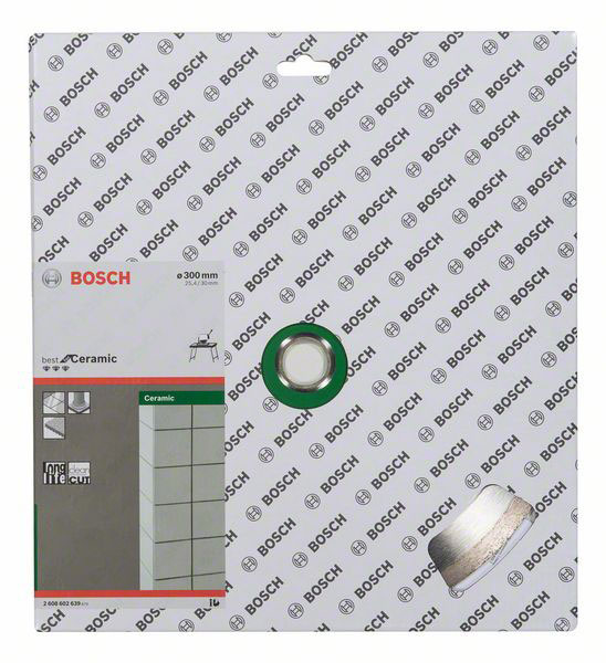 BOSCH dijamantna rezna ploča za keramiku PRO Ceramic 300×30/25,40 mm - Slika 2
