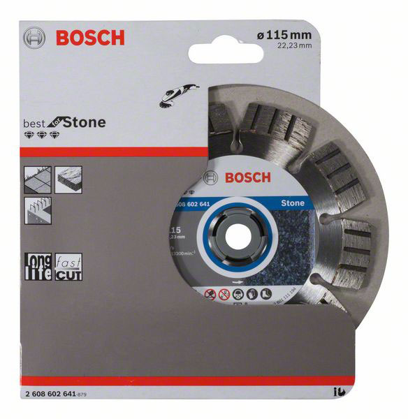BOSCH dijamantna rezna ploča za kamen PRO Stone 115×22,23 mm - Slika 2