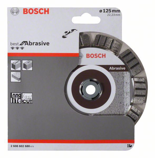 BOSCH dijamantna rezna ploča za ciglu/žbuku/porobeton PRO Abrasive 125×22,23 mm - Slika 2