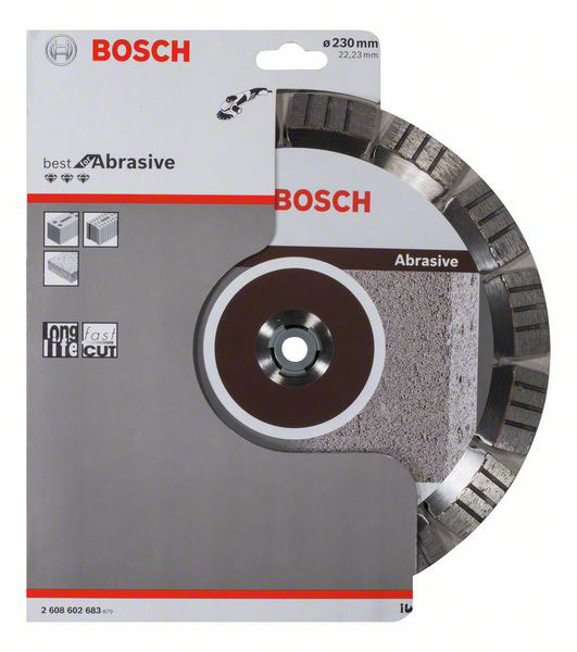 BOSCH dijamantna rezna ploča za ciglu/žbuku/porobeton PRO Abrasive 230×22,23 mm - Slika 2