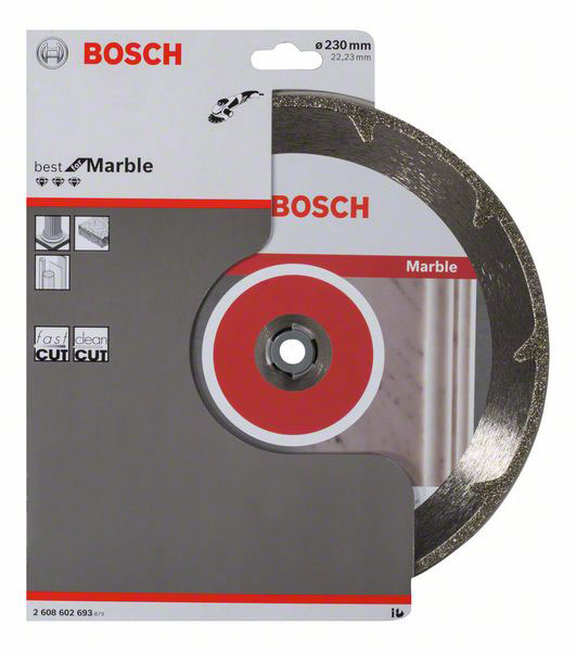BOSCH dijamantna rezna ploča za mramor PRO Marble 230×22,23 mm - Slika 2