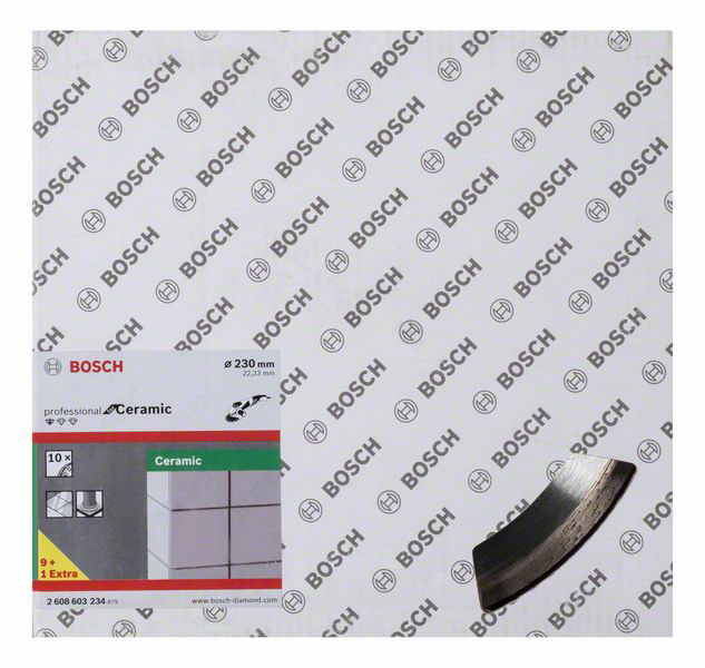 BOSCH dijamantne rezne ploče za keramiku Ceramic 230×22,23 mm, 10 kom - Slika 2