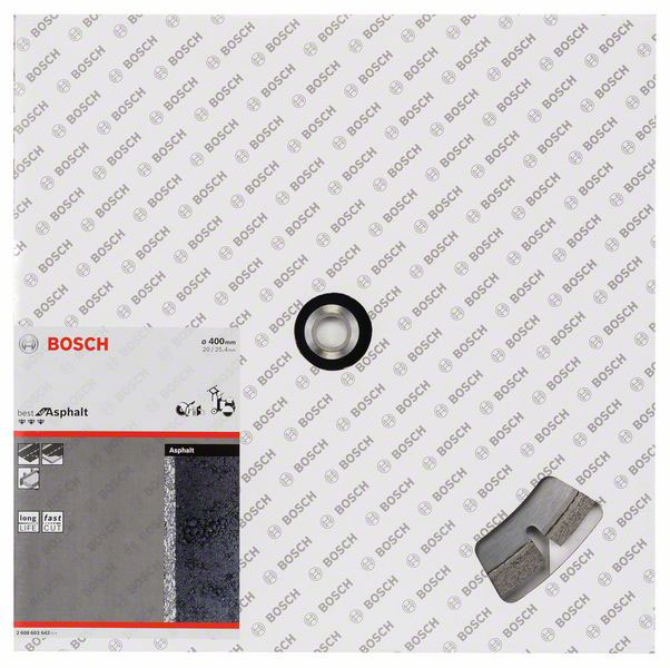 BOSCH dijamantna rezna ploča za asfalt PRO Asphalt 400×20/25,40 mm - Slika 2