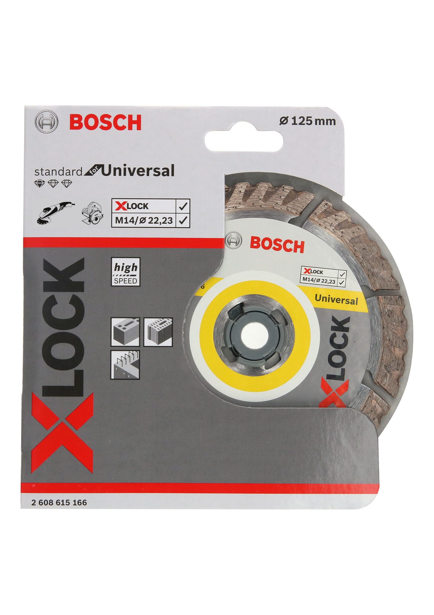 BOSCH dijamantna rezna ploča PRO Multi Material 125×22,23 mm - Slika 2