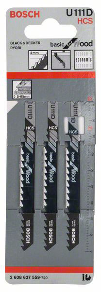 BOSCH list ubodne pile za drvo U 111 D 92 mm, 3 kom - Slika 2