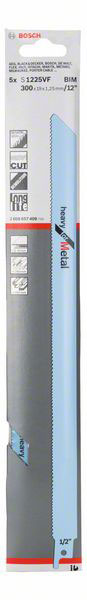 BOSCH list sabljaste pile za metal S1225VF 300 mm, 5 kom - Slika 2