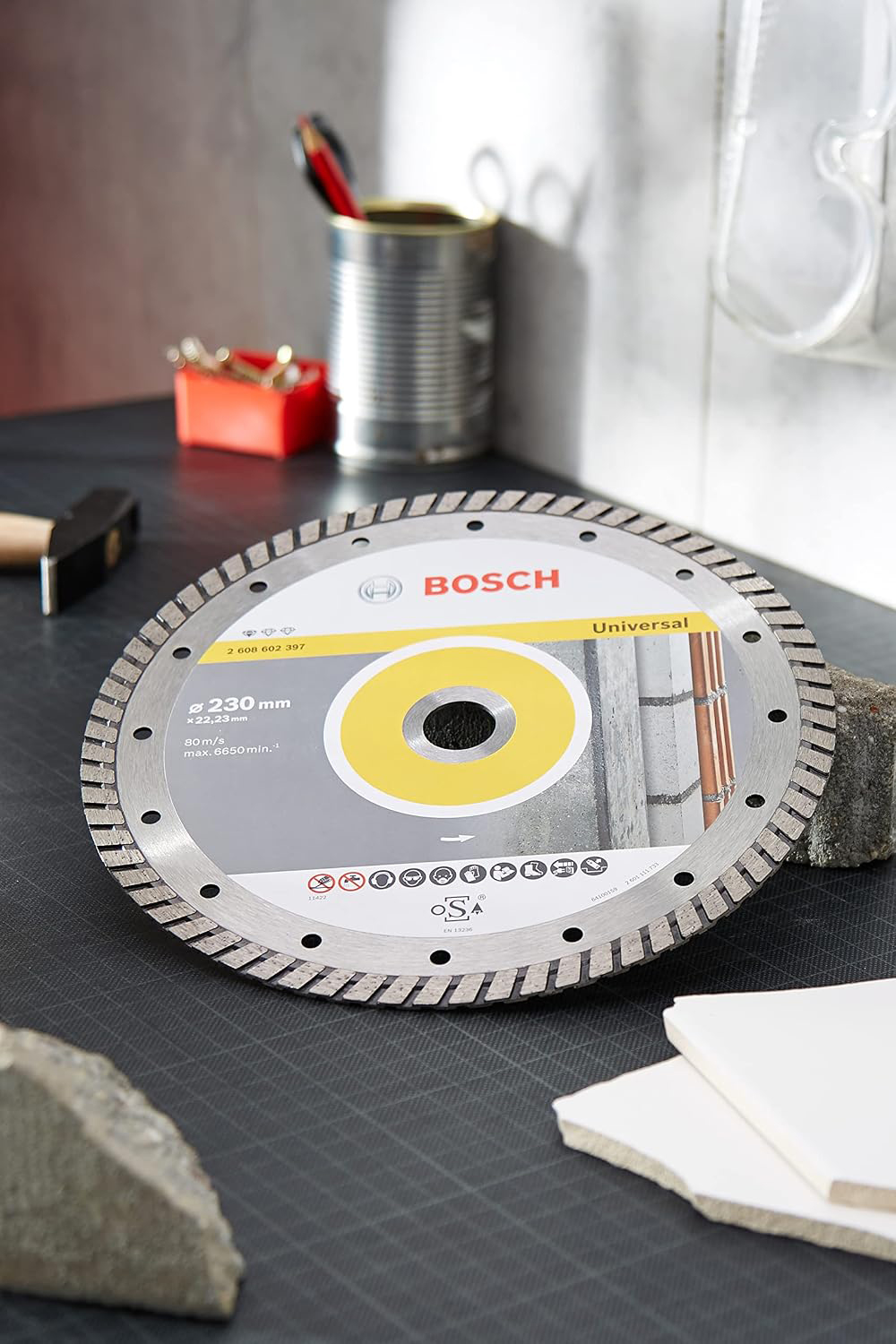 BOSCH dijamantna rezna ploča PRO Multi Material Turbo 230×22,23 mm - Slika 2