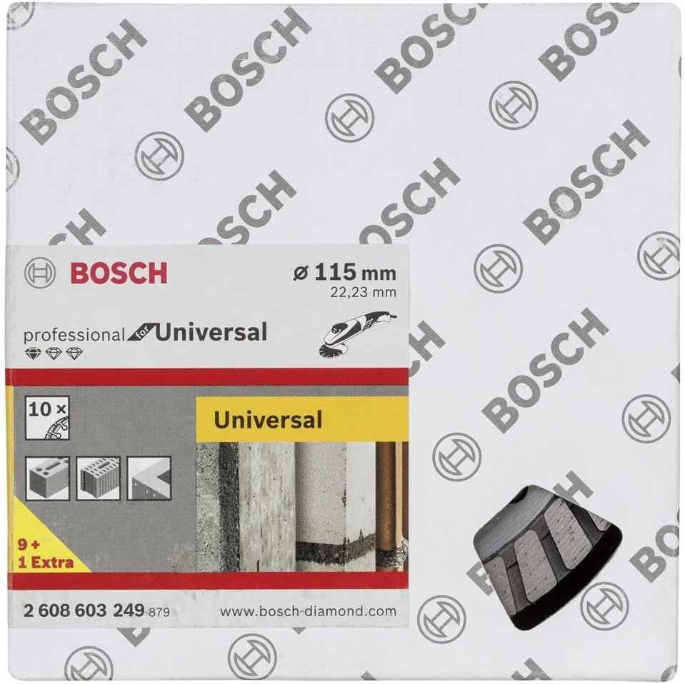 BOSCH dijamantne rezne ploče PRO Multi Material Turbo 115×22,23 mm, 10 kom - Slika 2