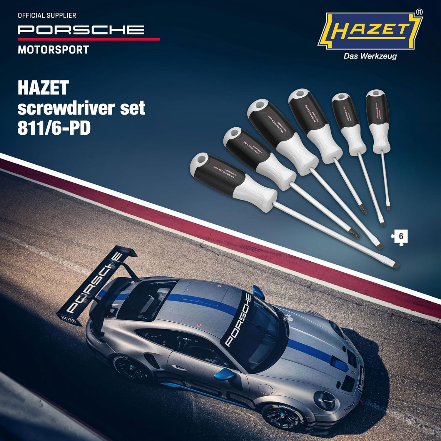 HAZET set odvijača križni/ravni 6 dj. 8116PD-HAZ - Slika 3