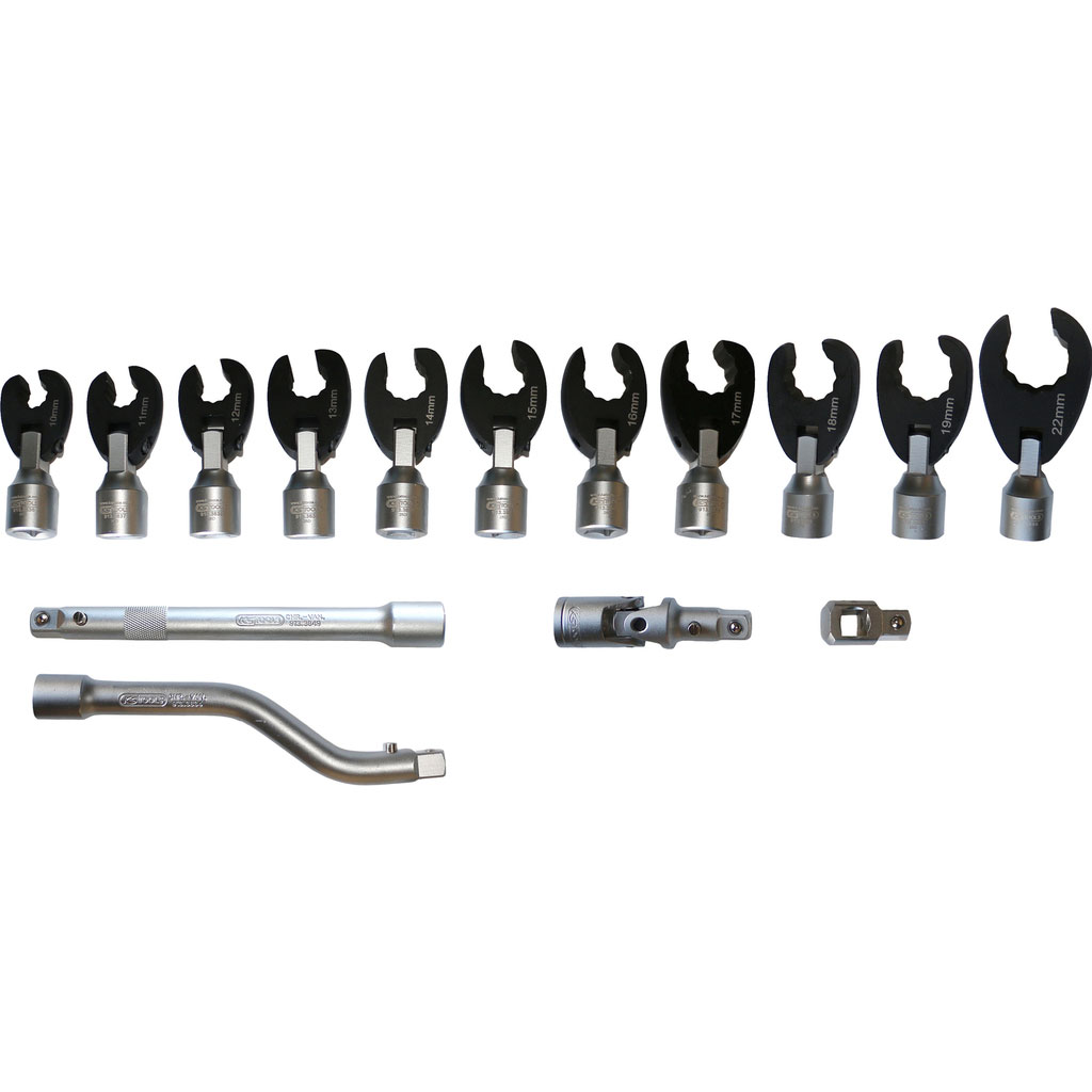 KS TOOLS set viljuškastih ključeva sa zglobom 10-22 mm 15 dj. 9133835-KST - Slika 3