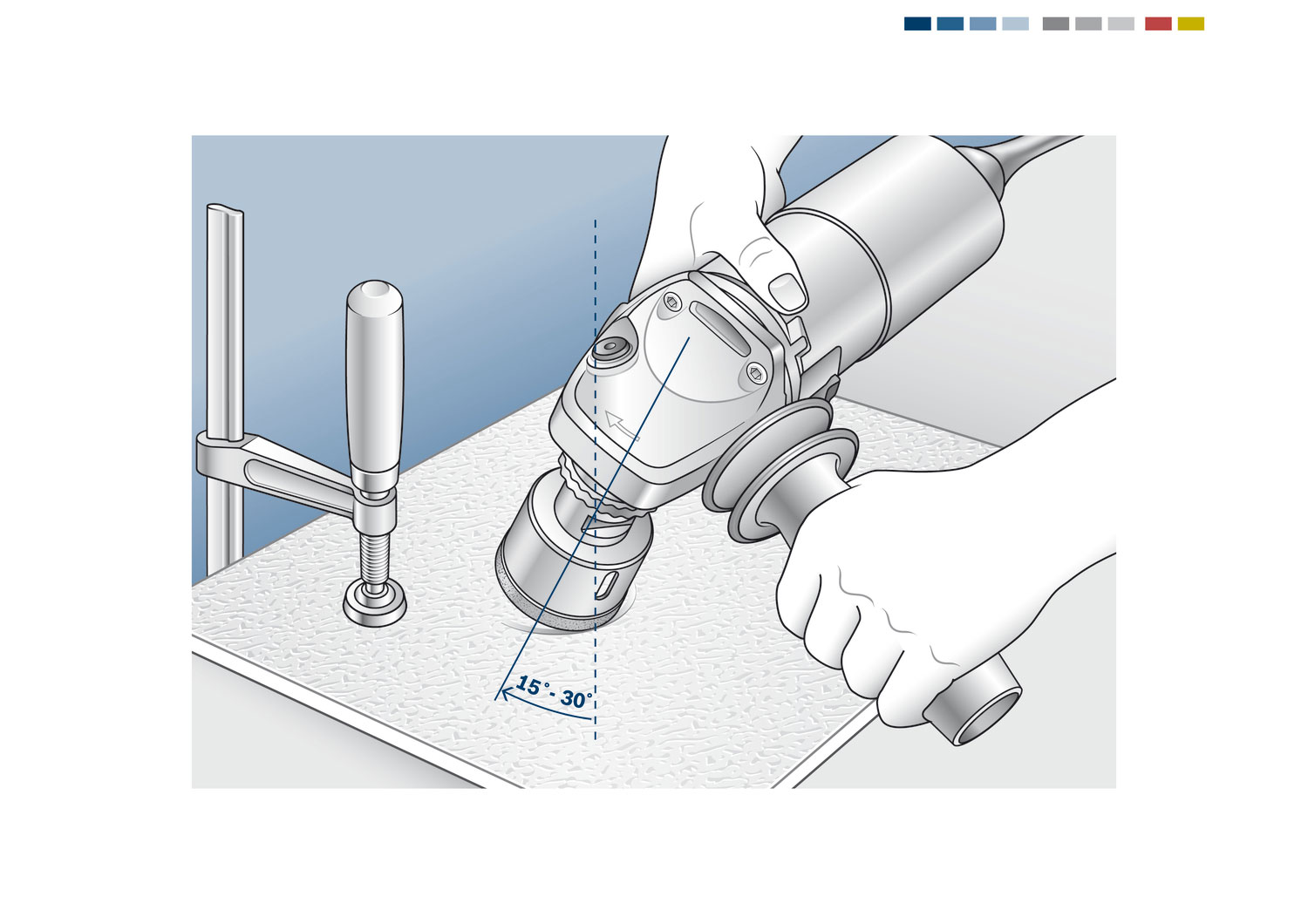 BOSCH dijamantno krunsko svrdlo za keramiku PRO Ceramic dry, 20x35 mm - Slika 4