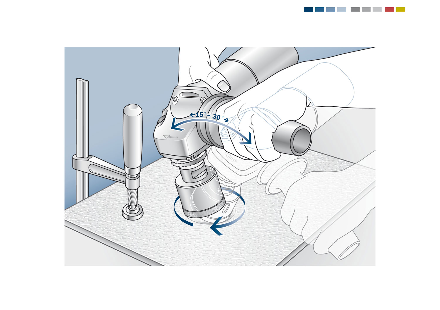 BOSCH dijamantno krunsko svrdlo za keramiku PRO Ceramic dry, 20x35 mm - Slika 5