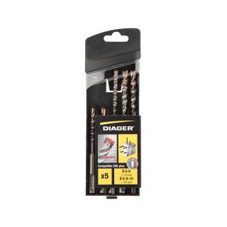DIAGER set SDS-plus svrdala Booster 6-10 mm 5.dj.