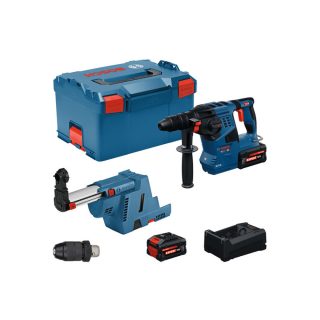 BOSCH aku bušaći čekić PRO GBH 18V-28F 2xAku 18V 4,0Ah L-Boxx + aku usisivač prašine
