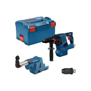 BOSCH aku bušaći čekić PRO GBH 18V-28F bez baterije L-Boxx + aku usisivač prašine