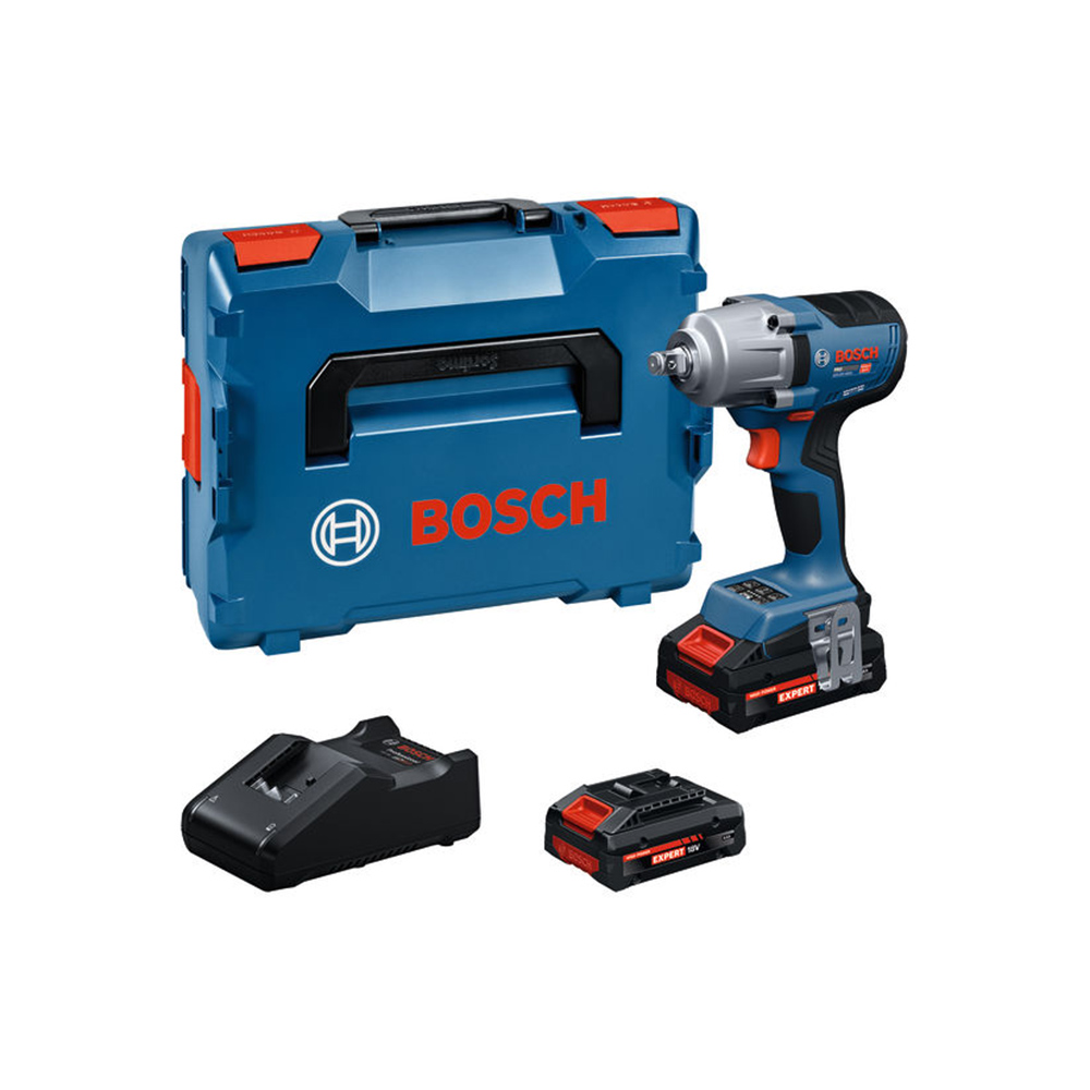 BOSCH aku udarni odvijač PRO GDS 18V-450H 2xAku 18V 4,0Ah L-Boxx