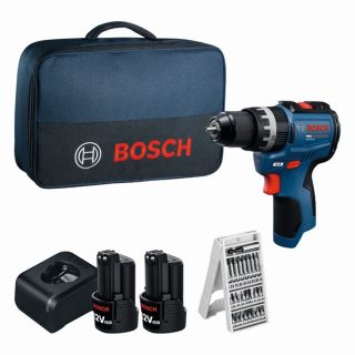 BOSCH aku bušilica-izvijač PRO GSR 12V-31 2xAku 12V 2,0Ah kovčeg + 25 dj. set pribora