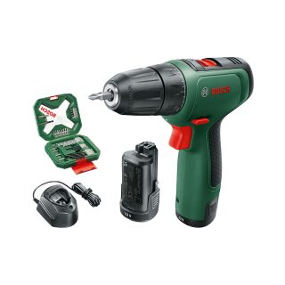 BOSCH aku bušilica-izvijač EasyDrill 1200 2xAku 12V 1,5Ah kovčeg + 34 dj. set pribora