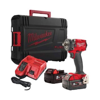 MILWAUKEE aku udarni odvijač 1/2" 339 Nm FIW2F12-502X M18 2xAku 18V 5,0Ah HD Box