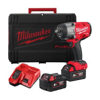 MILWAUKEE aku udarni odvijač 1/2" 2034 Nm FHIW2F12-502X M18 2xAku 18V 5,0Ah HD Box