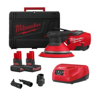 MILWAUKEE aku ekscentrična brusilica FROS5-502X M12 2xAku 12V 5,0Ah HD Box