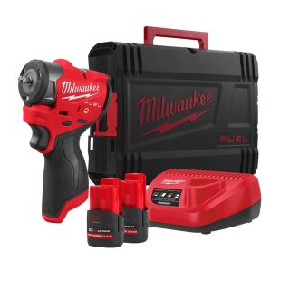 MILWAUKEE aku udarni odvijač 1/4" 136 Nm FSCIWF14-252X M12 2xAku 12V 2,5Ah HD Box