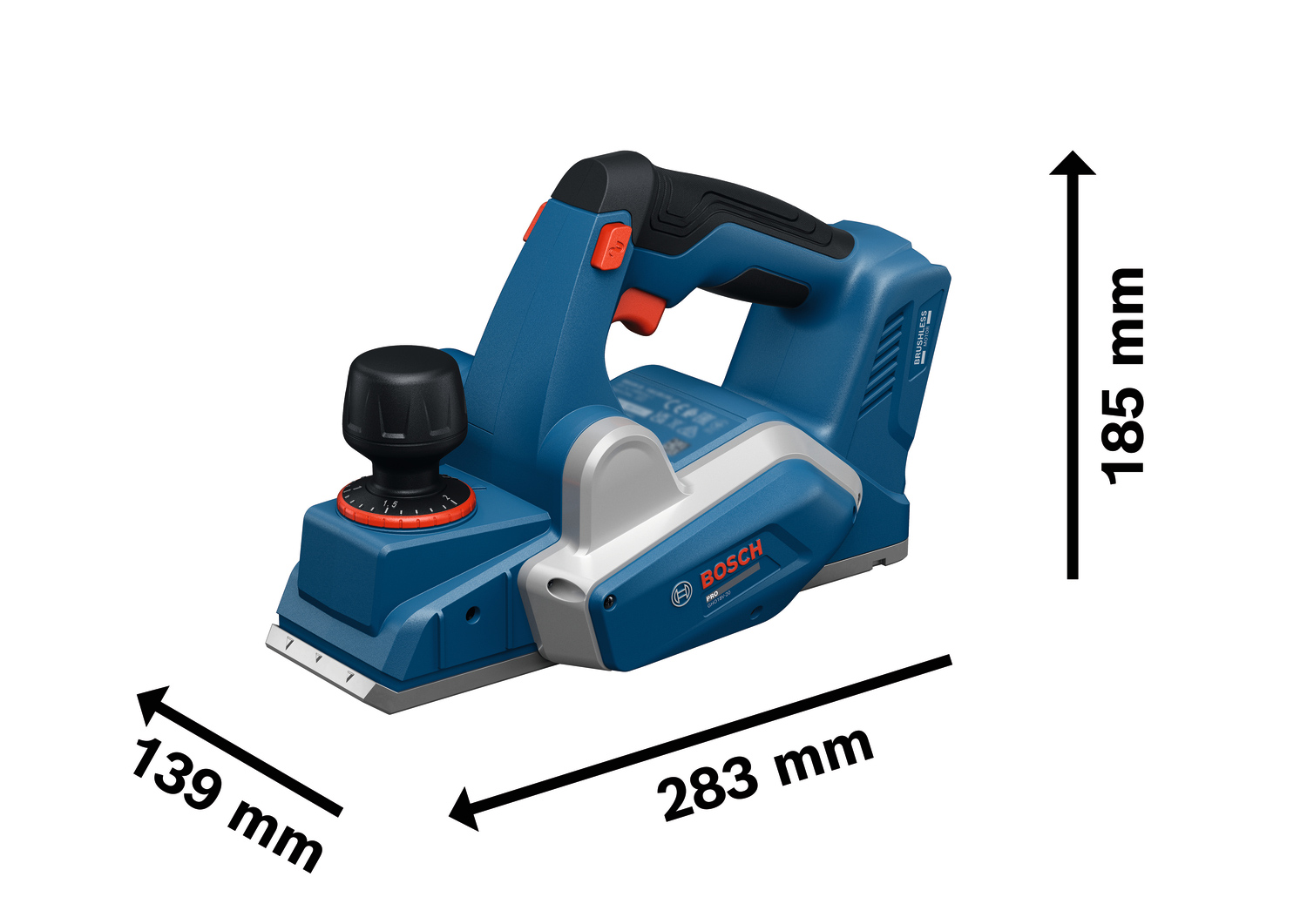 BOSCH aku blanja PRO GHO 18V-20 18V bez baterije kovčeg - Slika 2