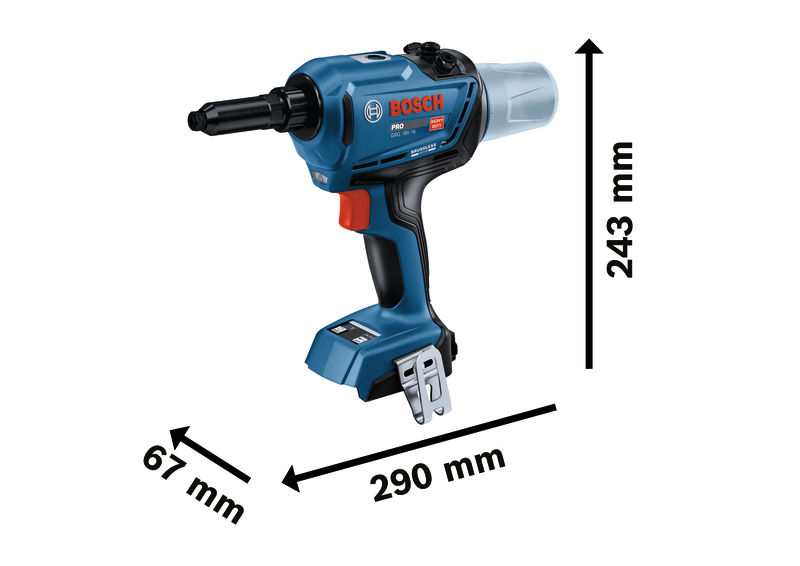 BOSCH aku pištolj za blok zakovice GRG 18V-16 2xAku 18V 4,0Ah L-Boxx - Slika 2
