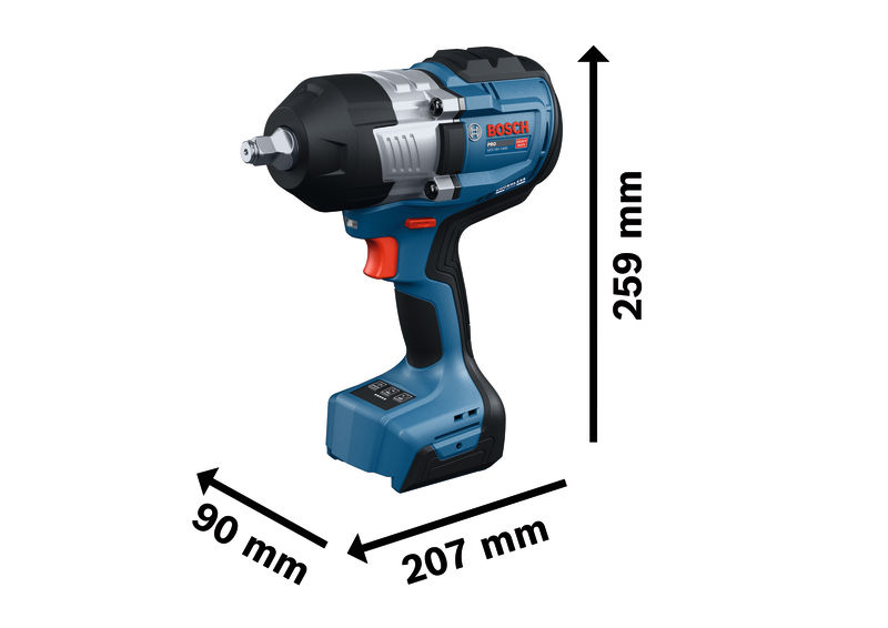 BOSCH aku udarni odvijač PRO GDS 18V-1400 2xAku 18V 4,0Ah L-Boxx - Slika 2