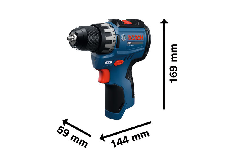BOSCH aku bušilica-izvijač PRO GSR 12V-31 2xAku 12V 2,0Ah L-Boxx - Slika 2
