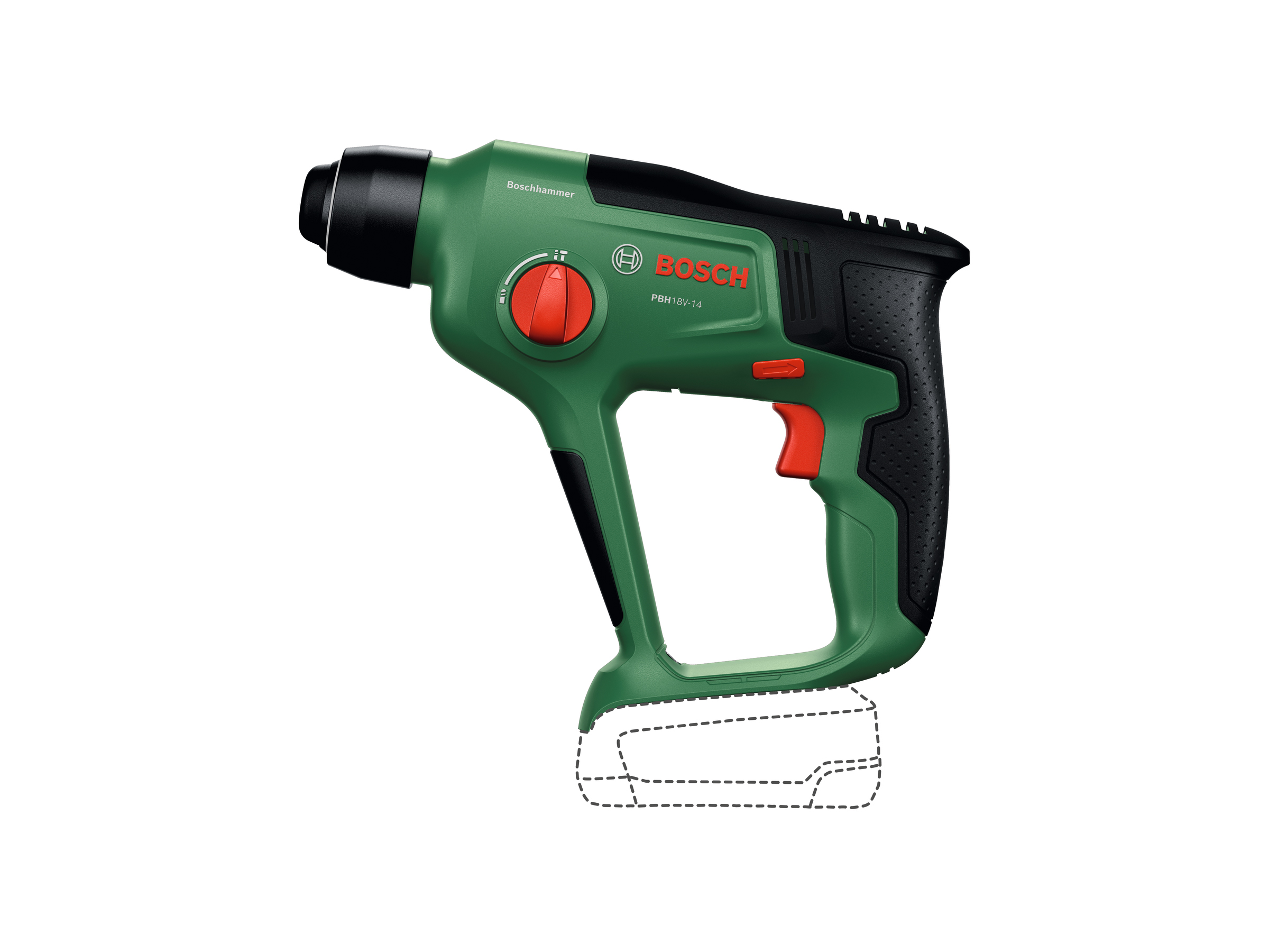 BOSCH aku bušaći čekić PBH 18V-14 18V bez baterije - Slika 2