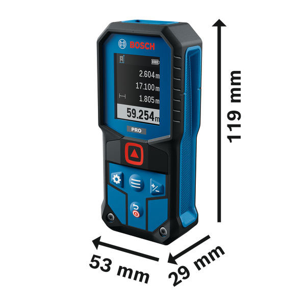 BOSCH laserski daljinomjer 60m PRO GLM60-31 - Slika 3