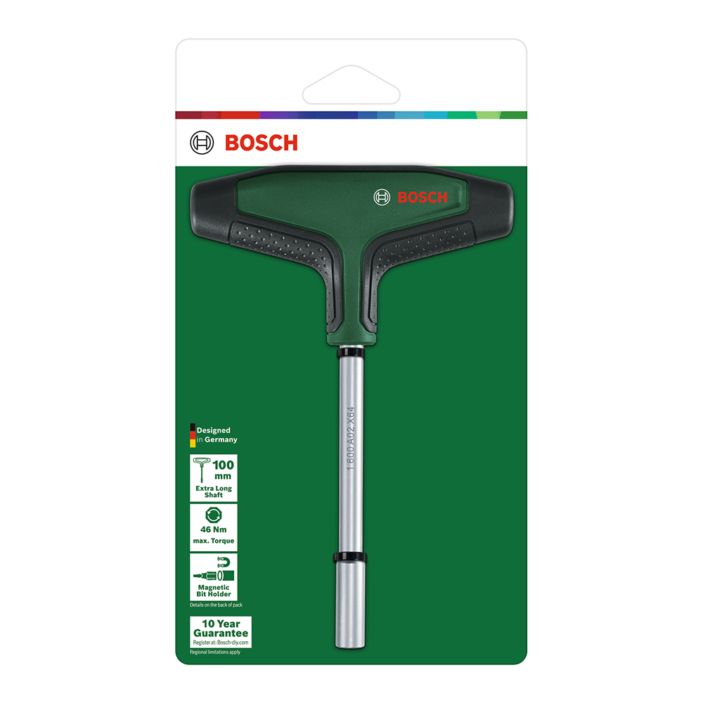 BOSCH set bitova sa T-ručkom, 19-dijelni - Slika 2
