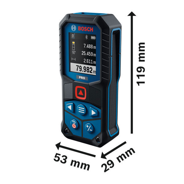 BOSCH laserski daljinomjer 80m PRO GLM80-35C - Slika 5
