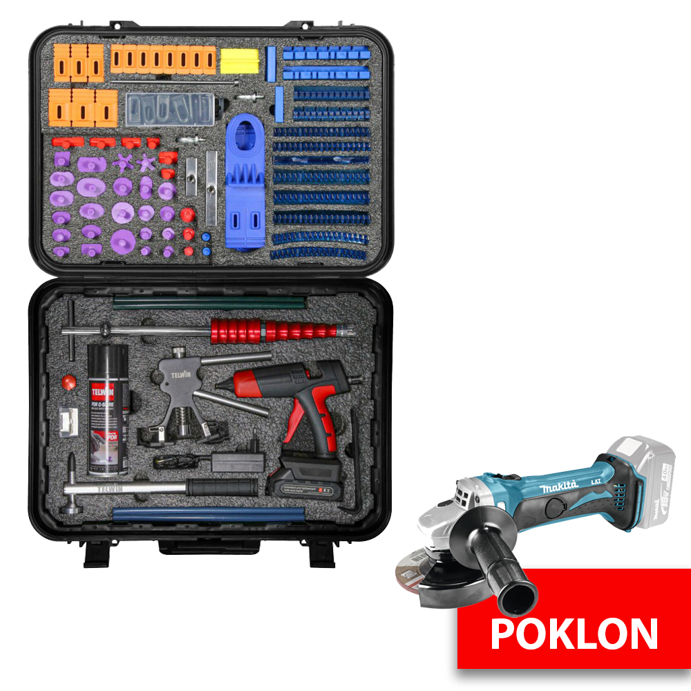TELWIN set alata - za popravak GLUE REPAIR Deluxe Pro + GRATIS Makita brusilica DGA452Z